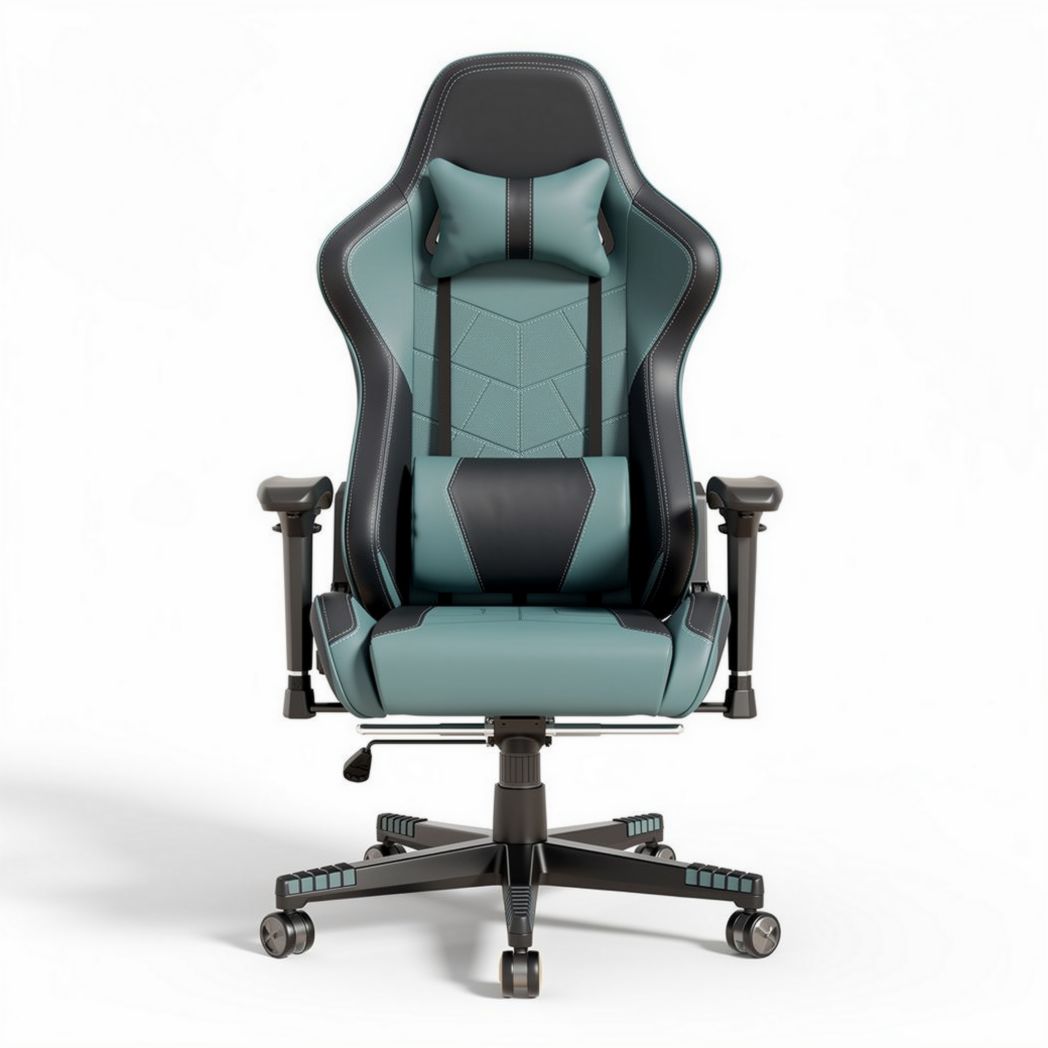 Roze gaming stoel met verstelbare rugleuning en armleuningen 60 x 65 x 125cm